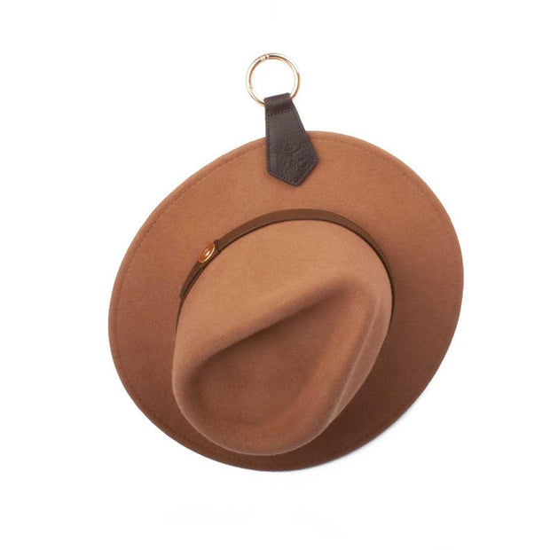 Mackenzie & George Hat British-made-leather-goods tan oak brown chocolate mahogany