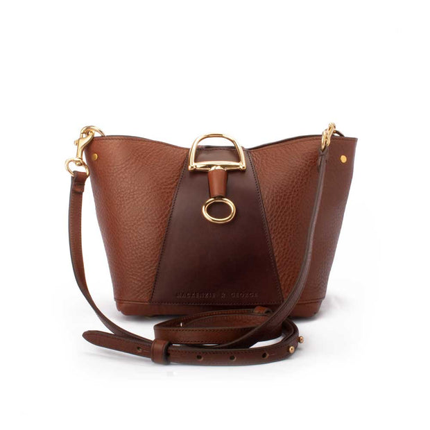 Mackenzie & George Handbags British-made-leather-goods tan oak brown chocolate mahogany
