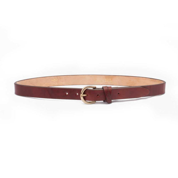 Mackenzie & George Leather Belt British-made-leather-goods tan oak brown chocolate mahogany