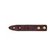Mackenzie & George British-made-leather-goods Handmade leather cable tidy tan oak brown chocolate mahogany