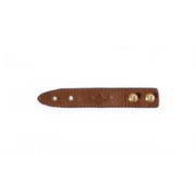 Mackenzie & George British-made-leather-goods Handmade leather cable tidy tan oak brown chocolate mahogany