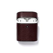 Mackenzie & George Tech British-made-leather-goods Leather Airpods Case tan oak brown chocolate mahogany