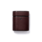 Mackenzie & George Tech British-made-leather-goods Leather Airpods Case tan oak brown chocolate mahogany