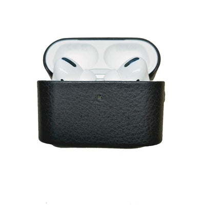 Mackenzie & George British-made-leather-goods Leather Airpods Case tan oak brown chocolate mahogany