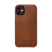 Mackenzie & George British-made-leather-goods Leather iPhone Case tan oak brown chocolate mahogany