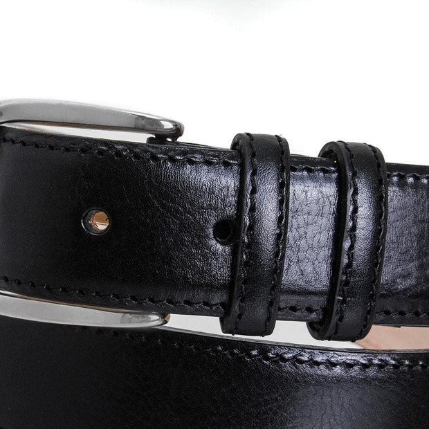 Mackenzie & George Leather Belt British-made-leather-goods Oxford Suit Belt | Formal Mens Belt | Mackenzie & George tan oak brown chocolate mahogany