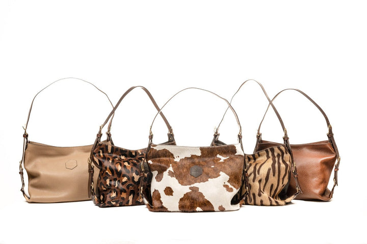 Clifton Tote bags in leather, cowhide and animal-print finishes