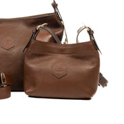 Mackenzie & George Handbags British-made-leather-goods tan oak brown chocolate mahogany