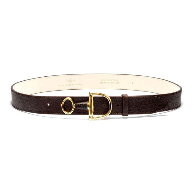 Windsor - Equestrian snaffle bit leather belt | Mackenzie & George