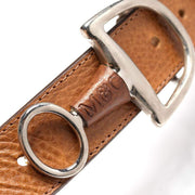 Mackenzie & George Leather Belt British-made-leather-goods Windsor - Equestrian snaffle bit leather belt | Mackenzie & George tan oak brown chocolate mahogany
